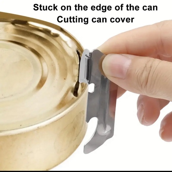 Can Opener, Multifunctional Bottle Opener, Folding Stainless Steel Mini Kitchen - Picture 3 of 8